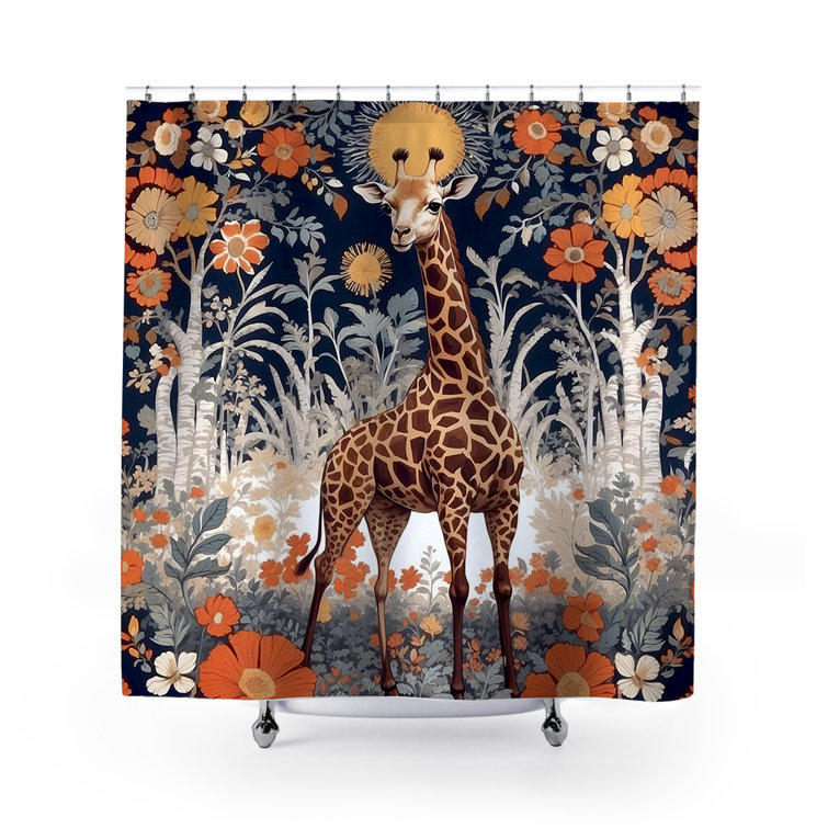 ULLI HOME Temu Giraffe Shower Curtain Wayfair Canada